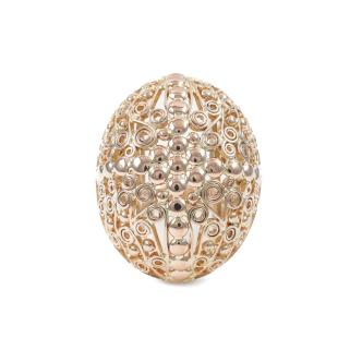14ct Rose Gold Filigree Dress Ring 13.3g