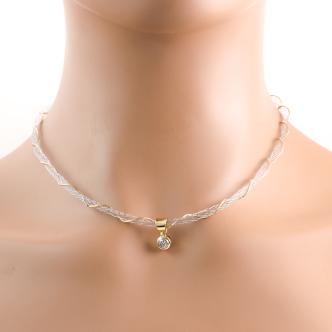 0.21ct Diamond Solitaire Pendant