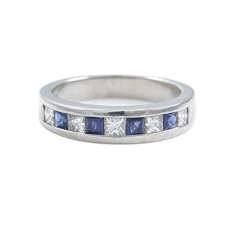 Sapphire and Diamond Ring