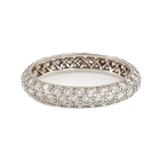 Tiffany & Co. Etoile 3 Row Diamond Ring