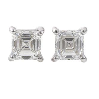 2.04ct Diamond Studs GIA F G VVS1