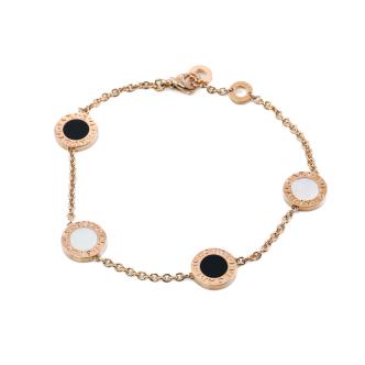 Bvlgari Bvlgari with MOP & Onyx Bracelet