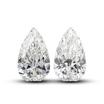 2.01ct Loose Pair of Diamonds GIA F VVS2