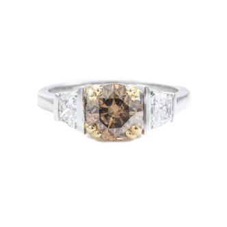 1.63ct Centre Cognac Diamond Ring