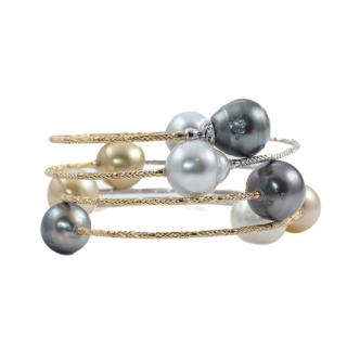 9.3-10.8mm Mixed South Sea Pearl Bracelet