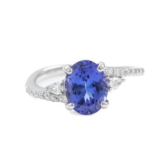 2.00ct Tanzanite and Diamond Ring
