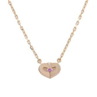 Cartier C Heart Sapphire Pendant