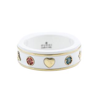 Gucci Icon Ring with Gemstones