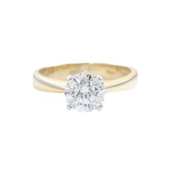 1.50ct Diamond Solitaire Ring GIA E VS2