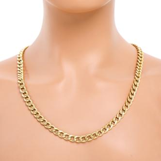18ct Gold Curb Link Chain Necklace 46.1g