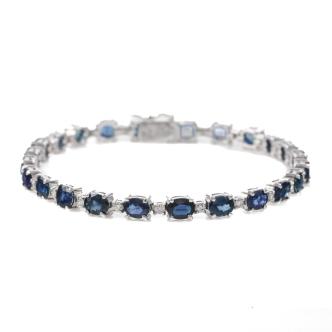 9.39ct Sapphire and Diamond Bracelet