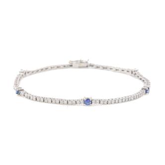 0.48ct Sapphire and Diamond Bracelet