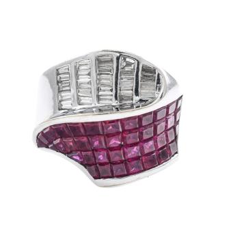 4.76ct Ruby and Diamond Ring