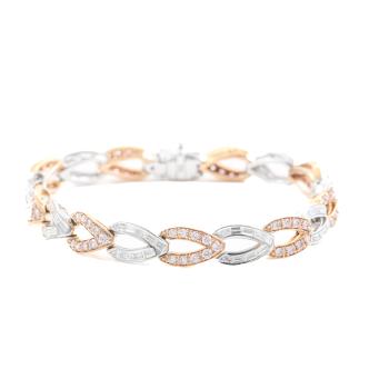 Arm Candy III Argyle Pink Diamond Bracelet