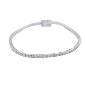 2.28ct Round Diamond Tennis Bracelet