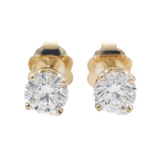 0.84ct Diamond Studs GIA D E VVS1