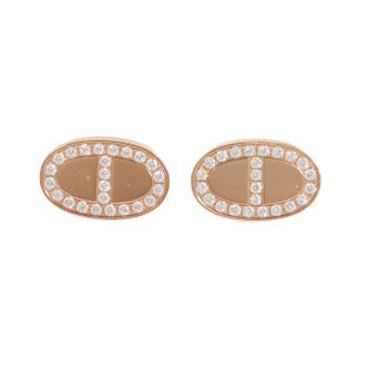 Hermes Chaine D Ancre Contour Stud Earrings