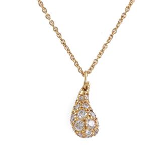 Tiffany & Co Teardrop Diamond Pendant