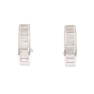 2.37ct Baguette Diamond Earrings