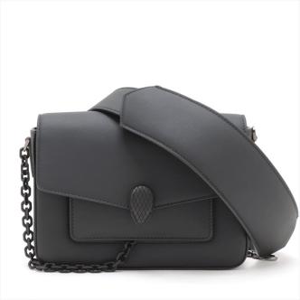 Bvlgari Serpenti Forever Crossbody Bag Black