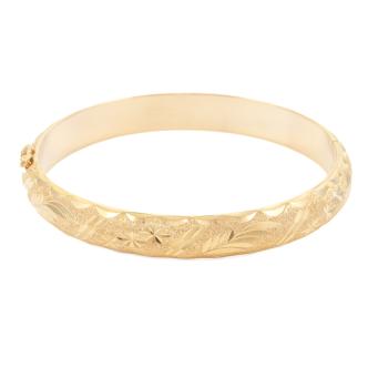 18k Yellow Gold Bangle 20.8g