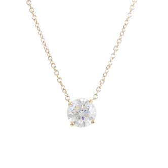0.70ct Diamond Solitaire Pendant GIA E VS1