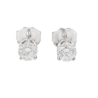 0.63ct Diamond Studs GIA D VVS1