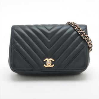 Chanel Chevron Single Flap Bag