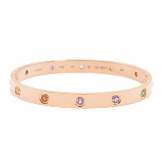 Cartier Love bracelet, Multi Gemstone