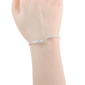 1.03ct Diamond Open Bangle