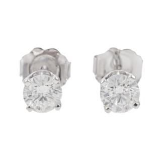 0.65ct Diamond Studs GIA D VVS1