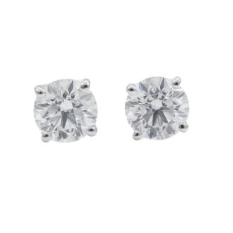 0.66ct Diamond Studs GIA D VS1