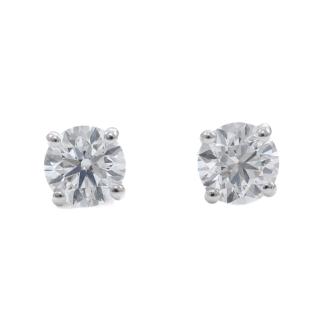 0.72ct Diamond Studs GIA D SI1
