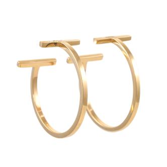 Tiffany & Co T Hoop Earrings