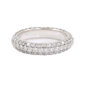 2.83ct Diamond Pave Set Ring