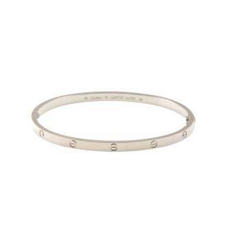 Love White Gold Bracelet, Small Model