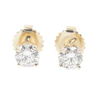 1.03ct Diamond Studs GIA D IF