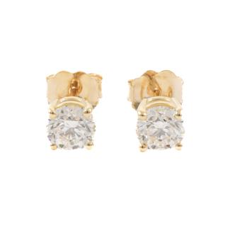 1.00ct Diamond Studs GIA D VS1