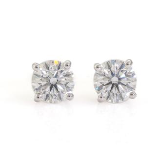 0.81ct Diamond Studs GIA D VS1