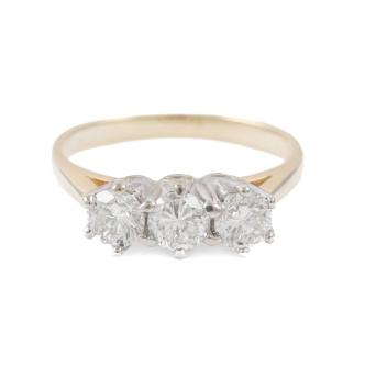 Cerrone 0.82ct Diamond Trilogy Ring