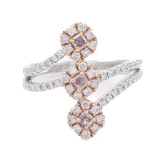 Pink Diamond & White Diamond Ring