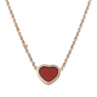 Chopard Happy Heart Carnelian Pendant