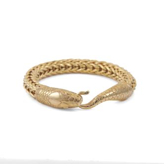 22ct Yellow Gold Snake Bracelet 104.5g