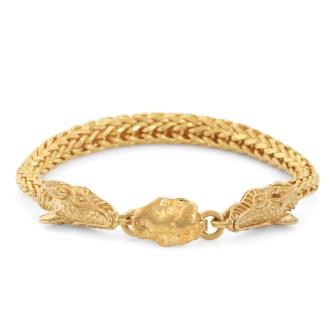 22ct Gold Animal Head Bracelet 69.5g