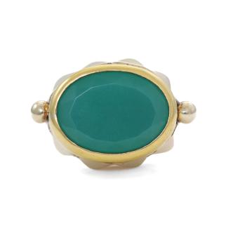Chrysoprase Gold Ring