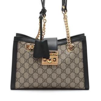 Gucci GG Supreme Padlock Shoulder Bag