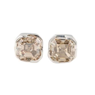 3.02ct Intensive Brown Diamond Studs