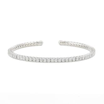 3.26ct Diamond Bangle