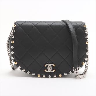 Chanel Studded Bubble Flap Bag