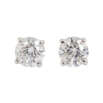 0.80ct Diamond Studs GIA D VVS2